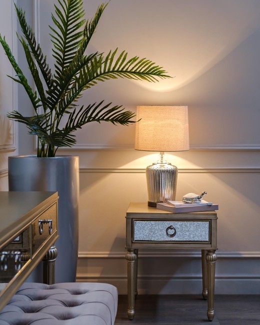 Лампа настольная плафон кремовый d30*64см (TT-00001532)