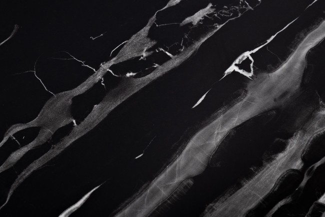 Стол обед иск.мрам Nero Alicanto/хром d120*75 (TT-00014978)