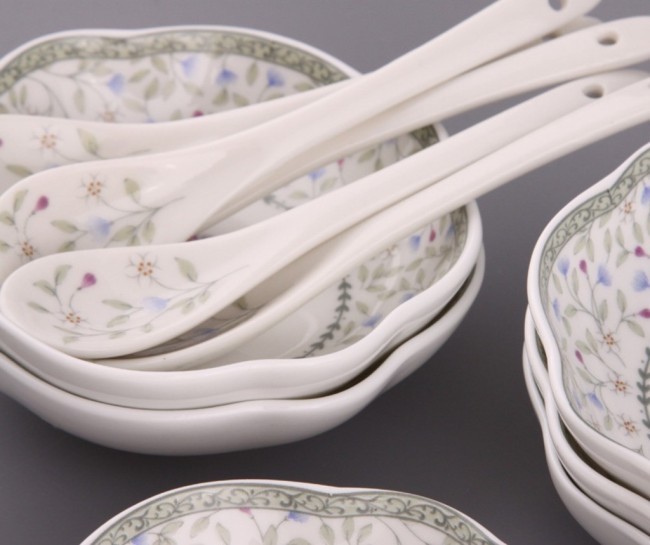 Набор для варенья:креманка диаметр=14 см.высота=8 см.+6 розеток диаметр=10 см+6 ложек (кор=12набор. Lefard (760-039)