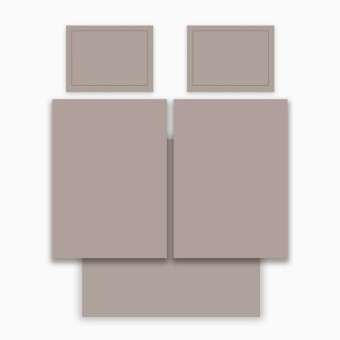 Кпб, семейный, "solid" капучино, сатин, хлопок 100%, подод.150х210-2шт, пр.240х240-1шт, нав.50х70-2ш Lefard (989-002-18)