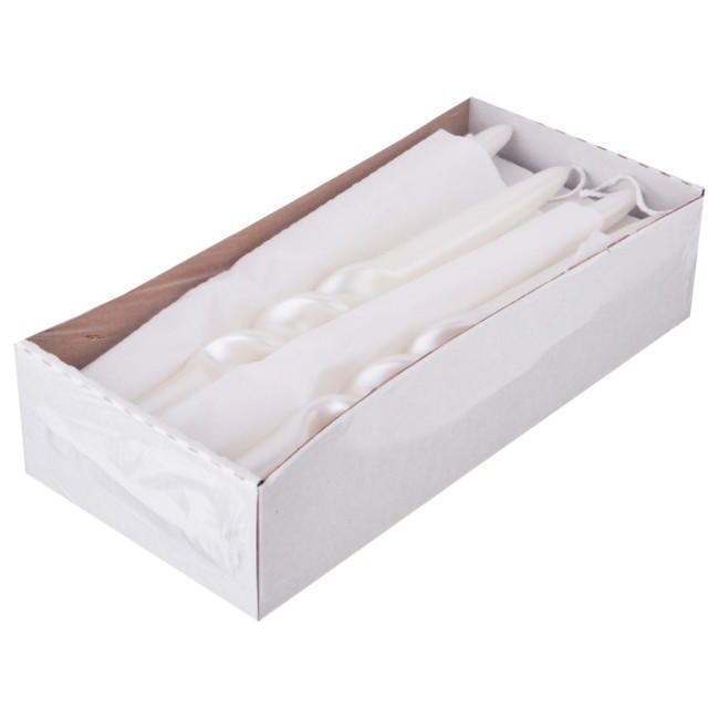 Набор свечей из 8 шт. 23,5/2,2 см. металлик перламутровый Adpal (348-633) Набор свечей из 8 шт. 23,5/2,2 см. металлик перламутровый Adpal (348-633)