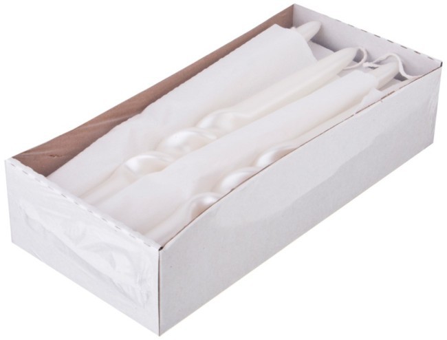 Набор свечей из 8 шт. 23,5/2,2 см. металлик перламутровый Adpal (348-633) Набор свечей из 8 шт. 23,5/2,2 см. металлик перламутровый Adpal (348-633)