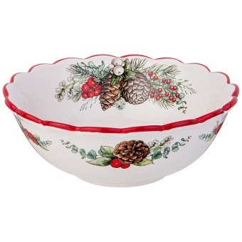 Салатник agness "celebration" 20,5*7,5 см Agness (358-2261)
