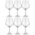 Набор бокалов для вина из 6 штук "tulipa optic" 600мл Bohemia Crystal (674-877)