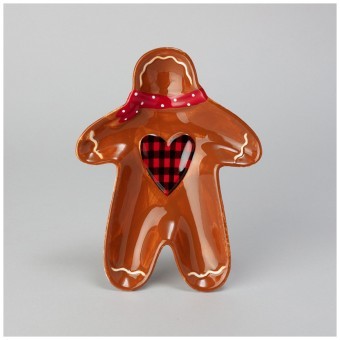 Тарелка закусочная agness “пряничный домик" 20,8*15,5*2,8 см Agness (358-2275) Тарелка закусочная agness “пряничный домик" 20,8*15,5*2,8 см Agness (358-2275)