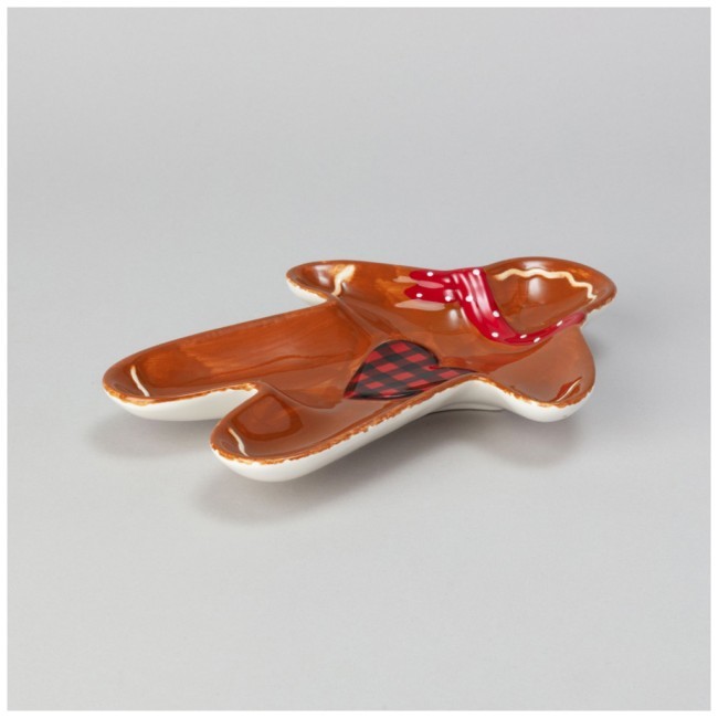 Тарелка закусочная agness “пряничный домик" 20,8*15,5*2,8 см Agness (358-2275) Тарелка закусочная agness “пряничный домик" 20,8*15,5*2,8 см Agness (358-2275)