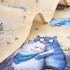 Набор полотенец из 2х шт "синие коты. лаванда",40х70см, 100% хлопок,твил, беж SANTALINO (850-718-61)