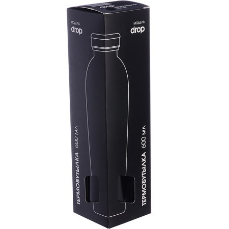 Термобутылка 600 мл ЧЕРНЫЙ (77040-2) Термобутылка 600 мл ЧЕРНЫЙ (77040-2)