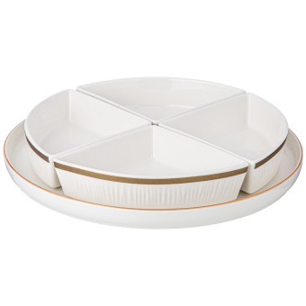 Менажница lefard "herbal" 4 секции на подставке Lefard (42-492-1)