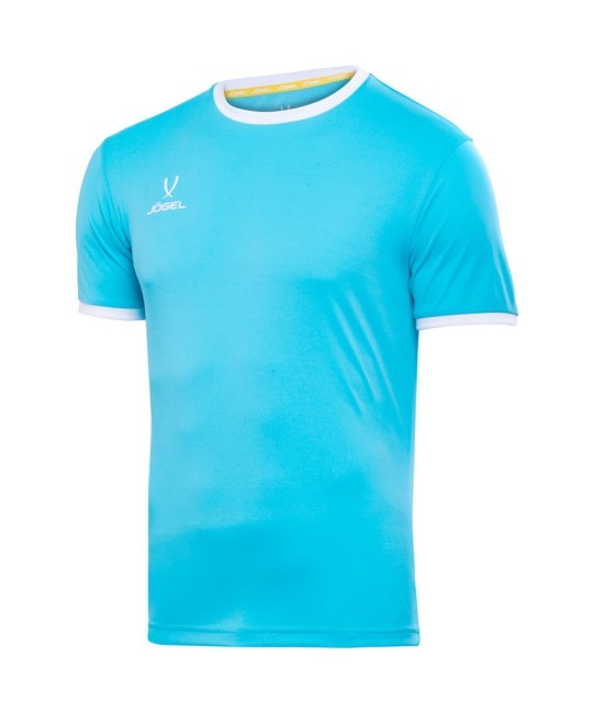 Футболка футбольная JOGEL CAMP Origin, бирюзовый/белый, детский (702176)