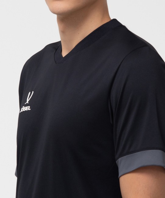 Футболка игровая JÖGEL DIVISION PerFormDRY Union Jersey, черный/темно-серый/белый (1751636)