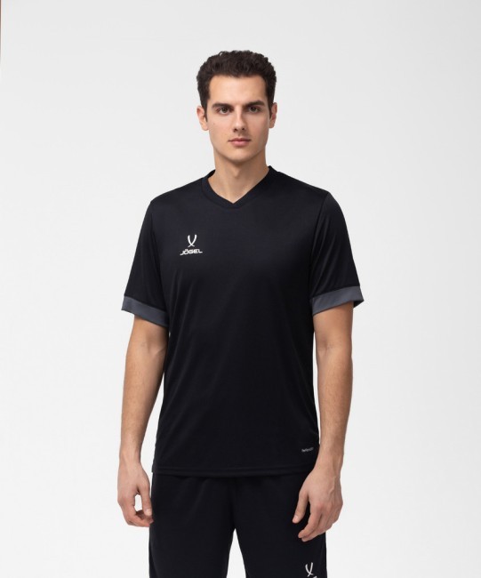 Футболка игровая JOGEL DIVISION PerFormDRY Union Jersey, черный/темно-серый/белый (1751627)