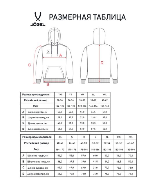 Худи на молнии JÖGEL ESSENTIAL Cotton FZ Hoodie, серый меланж (2121920)