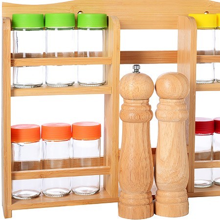 Набор баночек для приправ,специй и сыпучих продуктов 15пр (24 специи внутри) БАМБУК МВ (23259) Набор баночек для приправ,специй и сыпучих продуктов 15пр (24 специи внутри) БАМБУК МВ (23259)