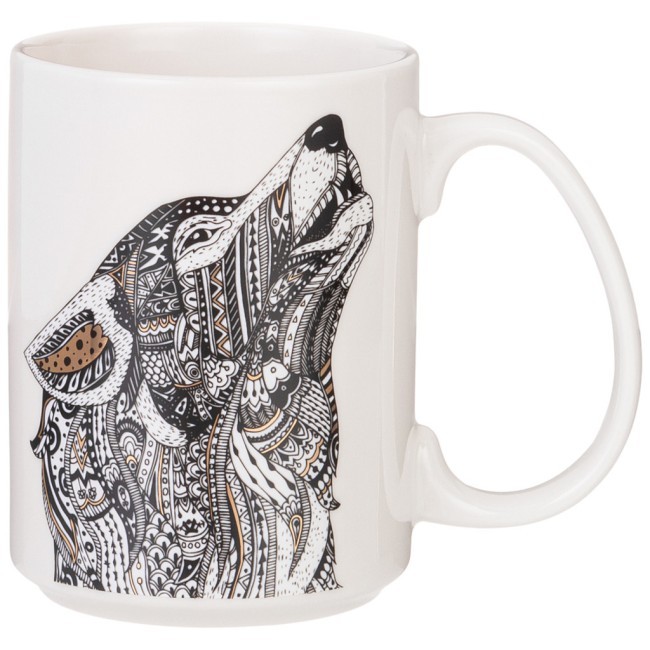 Кружка lefard "волк" 500мл 13,8*8,7*11,7см Lefard (97-692)