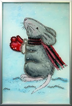 Картина В ожидании чудес с кристаллами Swarovski (2299) Картина В ожидании чудес с кристаллами Swarovski (2299)