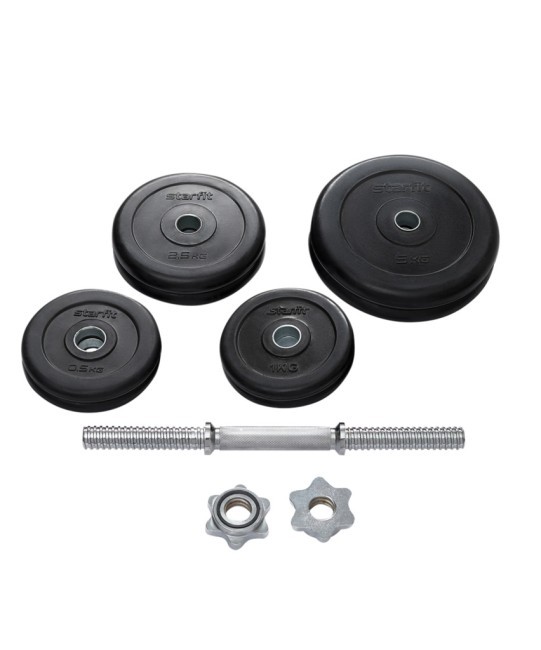 Гантель разборная обрезиненная в коробке STARFIT DB-716, 20 кг (2107586) Гантель разборная обрезиненная в коробке STARFIT DB-716, 20 кг (2107586)