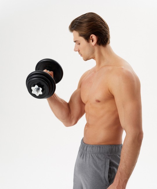 Гантель разборная обрезиненная в коробке STARFIT DB-716, 20 кг (2107586) Гантель разборная обрезиненная в коробке STARFIT DB-716, 20 кг (2107586)