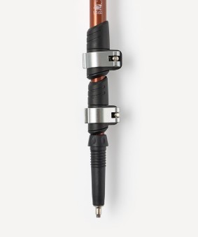 Треккинговые палки Berger Hiking Mount, 65-135 см, 3-секционные, терракотовый (2119449)