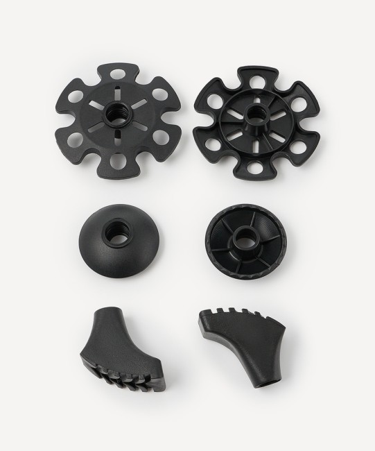 Треккинговые палки Berger Hiking Mount, 65-135 см, 3-секционные, терракотовый (2119449)