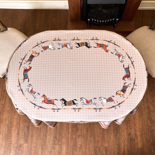 Скатерть овальная "passage"140х180см ,капучино, 100% хлопок,твил, пропитка Lefard (850-760-4) Скатерть овальная "passage"140х180см ,капучино, 100% хлопок,твил, пропитка Lefard (850-760-4)