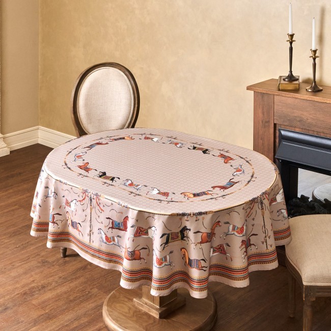 Скатерть овальная "passage"140х180см ,капучино, 100% хлопок,твил, пропитка Lefard (850-760-4) Скатерть овальная "passage"140х180см ,капучино, 100% хлопок,твил, пропитка Lefard (850-760-4)