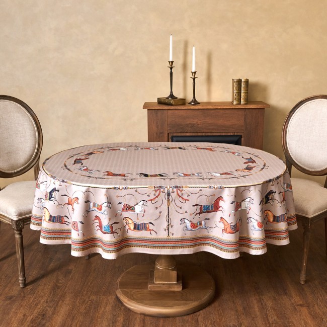 Скатерть овальная "passage"140х180см ,капучино, 100% хлопок,твил, пропитка Lefard (850-760-4) Скатерть овальная "passage"140х180см ,капучино, 100% хлопок,твил, пропитка Lefard (850-760-4)