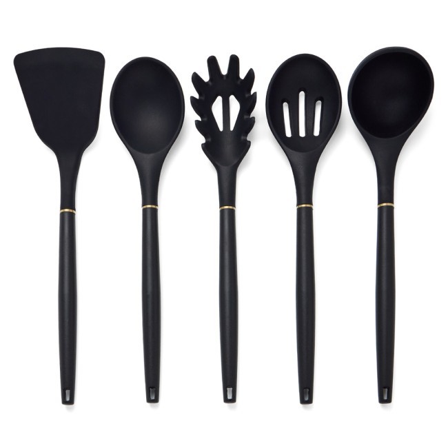 Набор agness из 11пр: 5 ножей,подставка,половник,ложка,лопатка,шумовка,ложка для спагетти Agness (671-221)