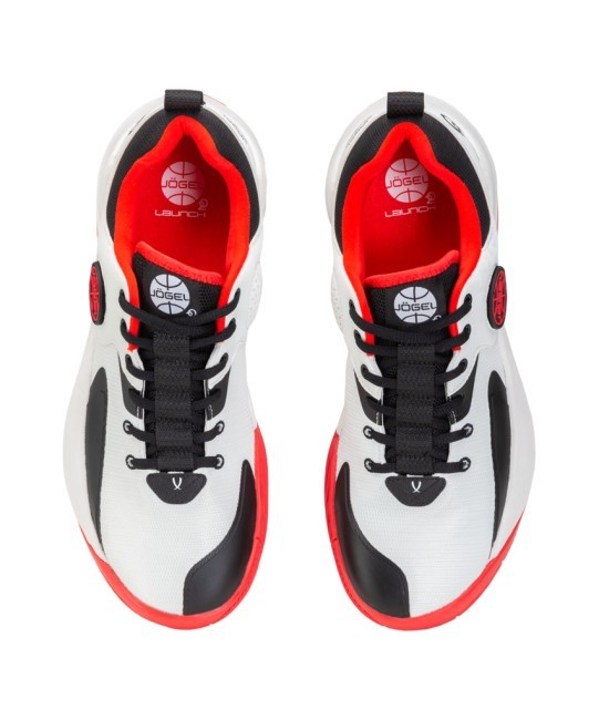 БЕЗ УПАКОВКИ Кроссовки баскетбольные JÖGEL Launch LOW, White/black/red (2134120) БЕЗ УПАКОВКИ Кроссовки баскетбольные JÖGEL Launch LOW, White/black/red (2134120)