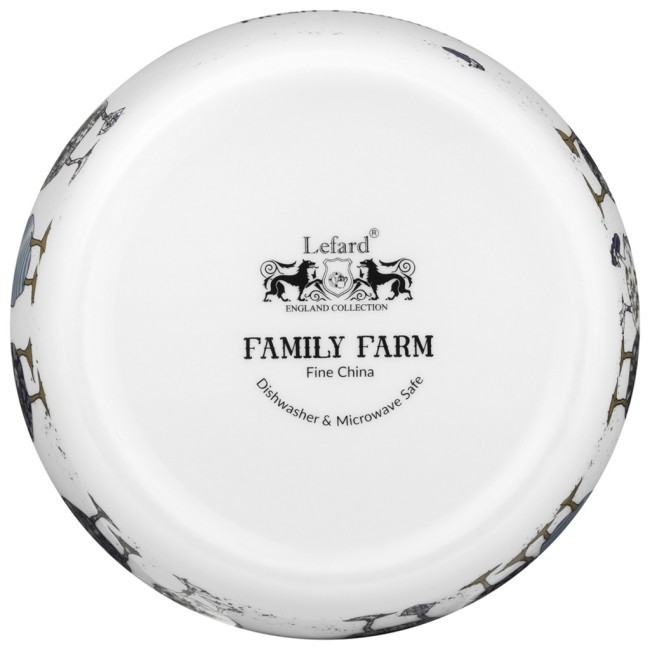 Банка lefard "family farm" с силиконовой крышкой 11,5*11,5*7,5 cm 500 мл Lefard (359-916)