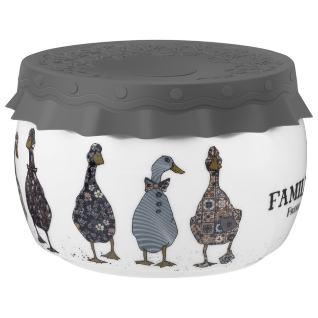 Банка lefard "family farm" с силиконовой крышкой 11,5*11,5*7,5 cm 500 мл Lefard (359-916)