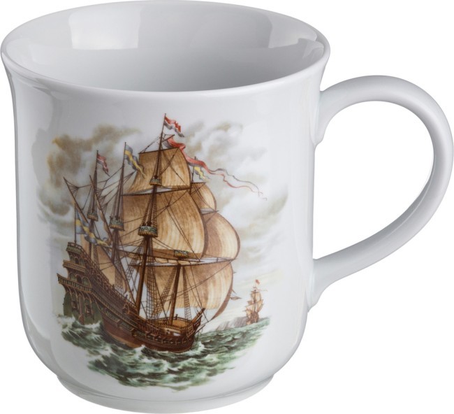 Кружка "корабль" 1500 мл. диаметр=14,5 см. высота=15,5 см. DUBI (606-656)