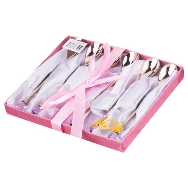 Набор чайных ложек, 6 шт., длина 13,5 см. "аметист" Lefard (486-204) Набор чайных ложек, 6 шт., длина 13,5 см. "аметист" Lefard (486-204)