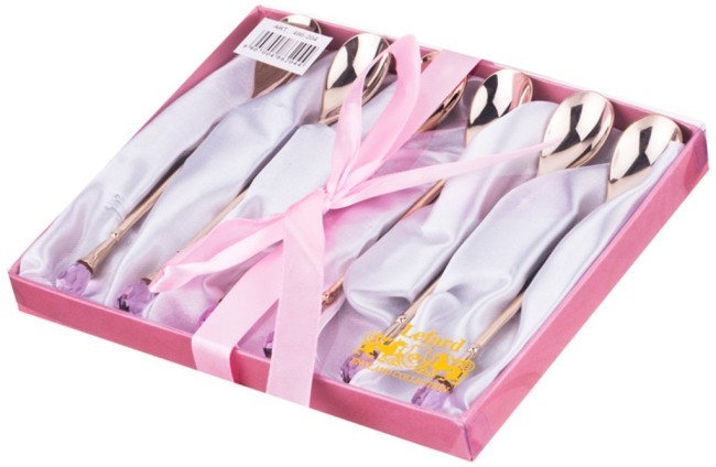 Набор чайных ложек, 6 шт., длина 13,5 см. "аметист" Lefard (486-204) Набор чайных ложек, 6 шт., длина 13,5 см. "аметист" Lefard (486-204)