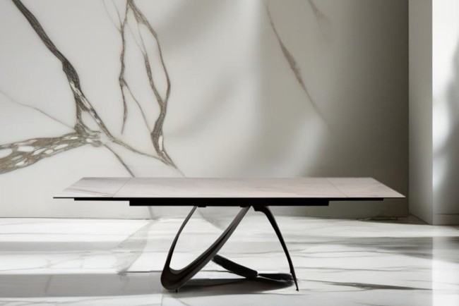 Стол обеденный раскл.керам.столешница 160(40+40)*90*76см (TT-00013587)