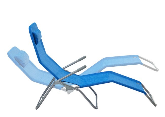 Шезлонг GoGarden Comfy Plus 50316 синий меланж (71742) Шезлонг GoGarden Comfy Plus 50316 синий меланж (71742)