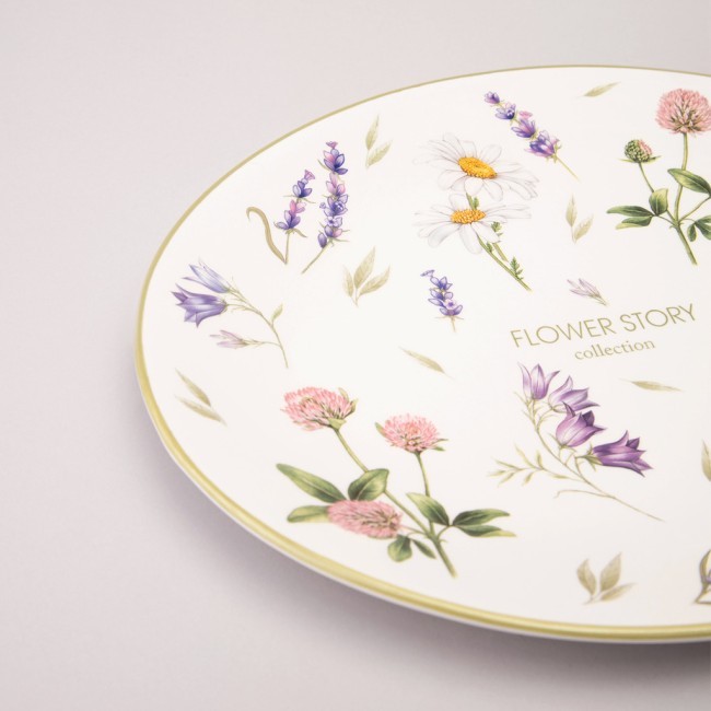 Блюдо овальное agness "flower story" 31,5*25,5*3 см Agness (358-2170)