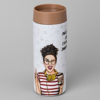 Термокружка footle 350 мл, колба нерж.сталь 18/10 Agness (798-104)