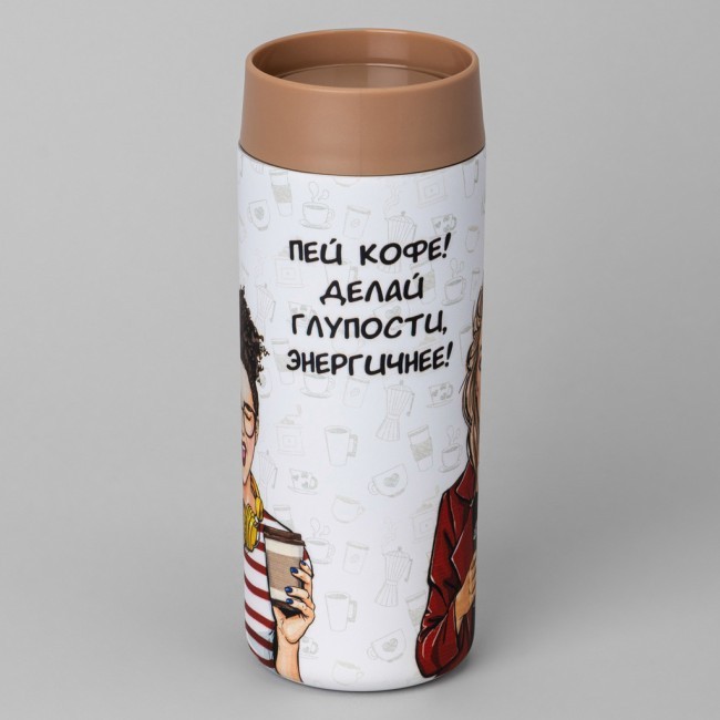 Термокружка footle 350 мл, колба нерж.сталь 18/10 Agness (798-104)