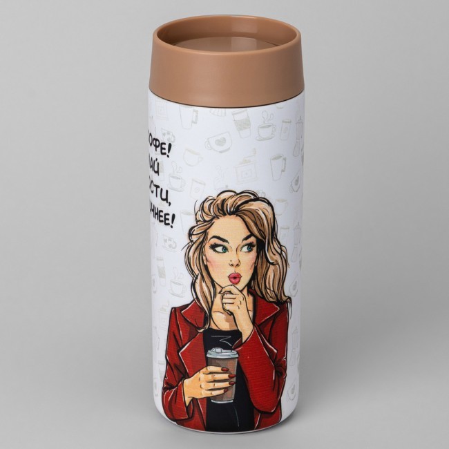 Термокружка footle 350 мл, колба нерж.сталь 18/10 Agness (798-104)