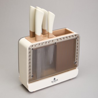 Набор ножей agness на пластиковой подставке, 6 предметов Agness (911-780) Набор ножей agness на пластиковой подставке, 6 предметов Agness (911-780)