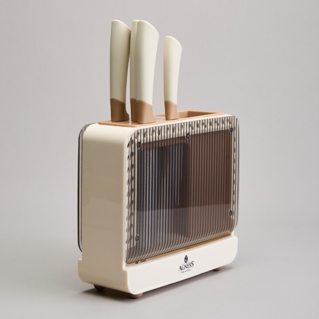 Набор ножей agness на пластиковой подставке, 6 предметов Agness (911-780) Набор ножей agness на пластиковой подставке, 6 предметов Agness (911-780)