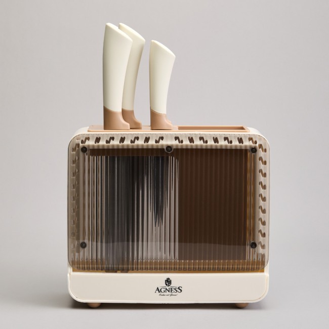 Набор ножей agness на пластиковой подставке, 6 предметов Agness (911-780) Набор ножей agness на пластиковой подставке, 6 предметов Agness (911-780)