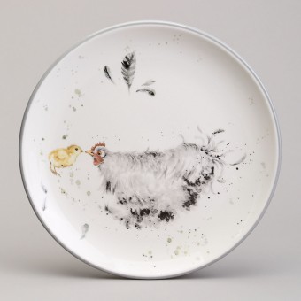 Тарелка закусочная lefard "funny hens" 21*2,5 см Lefard (358-2297)