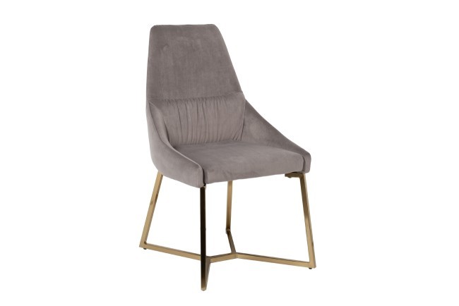 Стул велюр серый на метал.основании 55*62*94см (TT-00001969) Стул велюр серый на метал.основании 55*62*94см (TT-00001969)