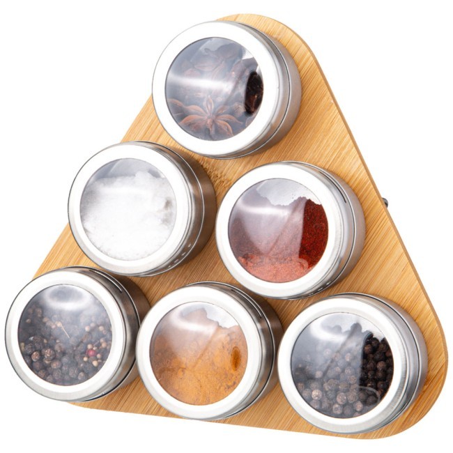 Набор для специй agness 6 пр. на подставке, 22,5х20,5х6,5см Agness (912-049)