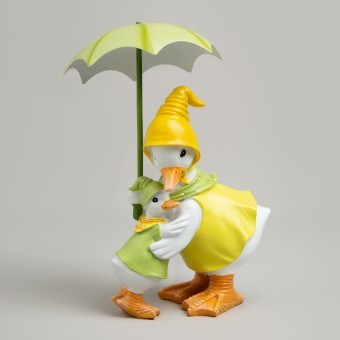 Статуэтка "уточки под зонтиком" 15,5х11,5х20,5 см Lefard (121-158)
