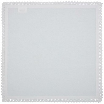 Комплект салфеток из 4-шт  "винтаж" 40х40 см ,кремовый+белый, 100% хлопок,твил SANTALINO (850-714-84)