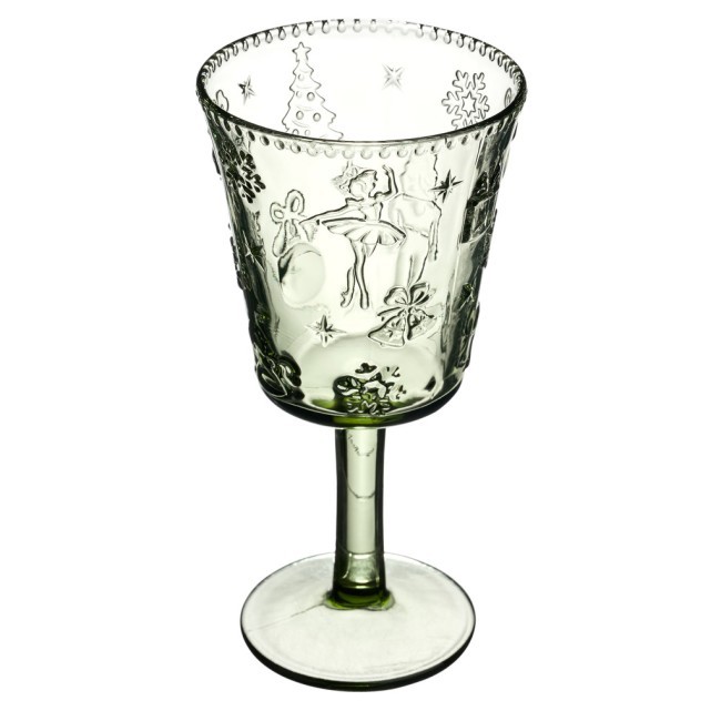 Набор бокалов "щелкунчик" green, 4 шт/280 мл Lefard (355-412)