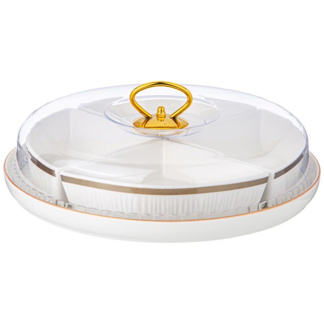 Менажница lefard "herbal" 4 секции с пластик. крышкой на подставке Lefard (42-492) Менажница lefard "herbal" 4 секции с пластик. крышкой на подставке Lefard (42-492)